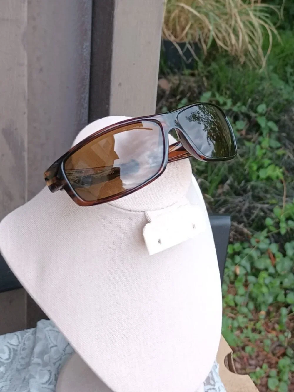 Wrap Style Polarized Sunglasses by Suncloud, OS, shades of brown & amber, EPC